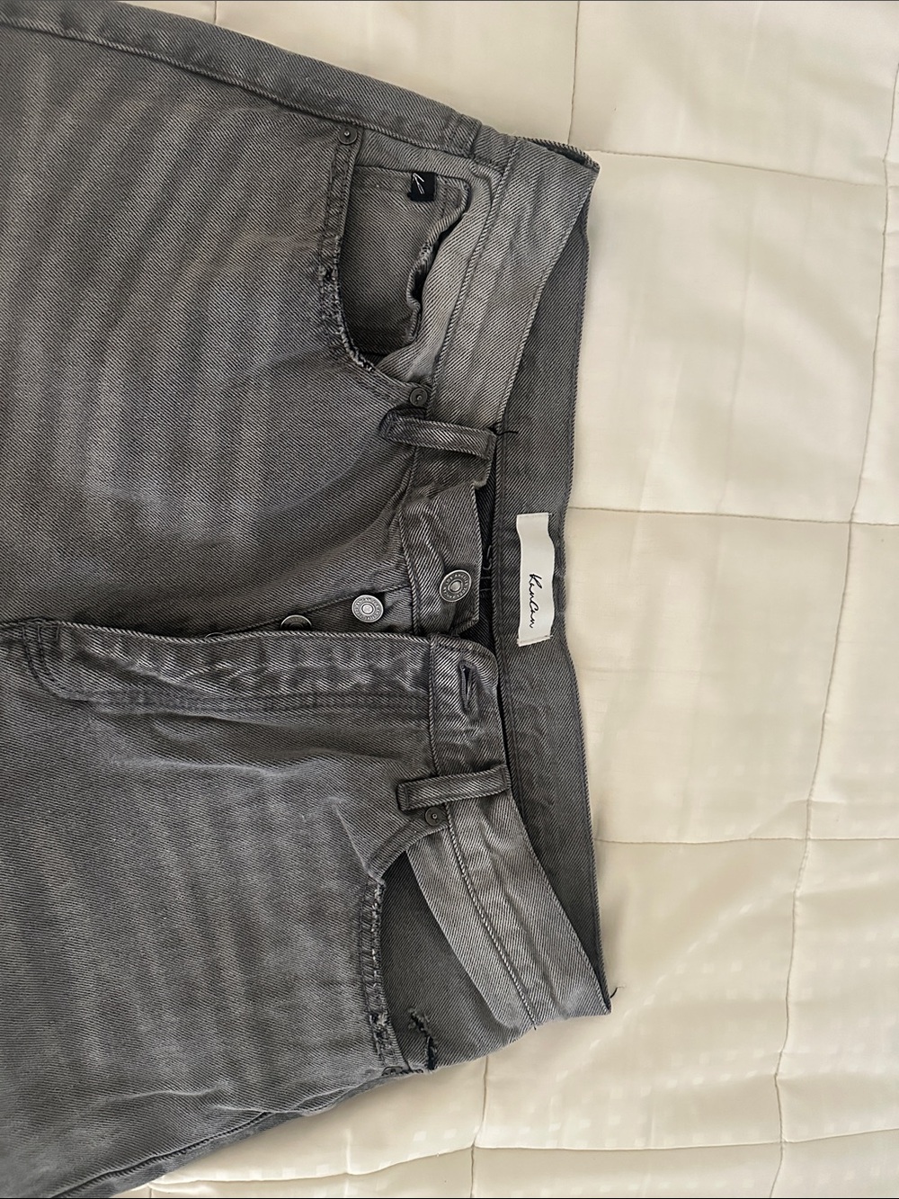 KanCan Gray Wide Leg Jeans